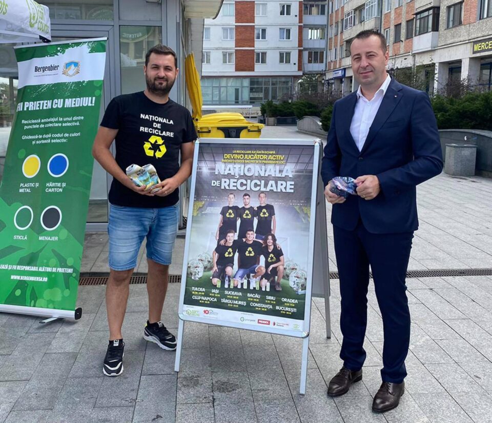 Viceprimarul Lucian Harșovschi s-a înscris în Naționala de reciclare