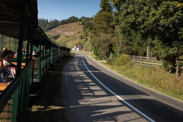 Povestea Dianei, fata care a plimbat mii de turiști cu mocănița de la Moldovița. Foto: Ema Motrescu