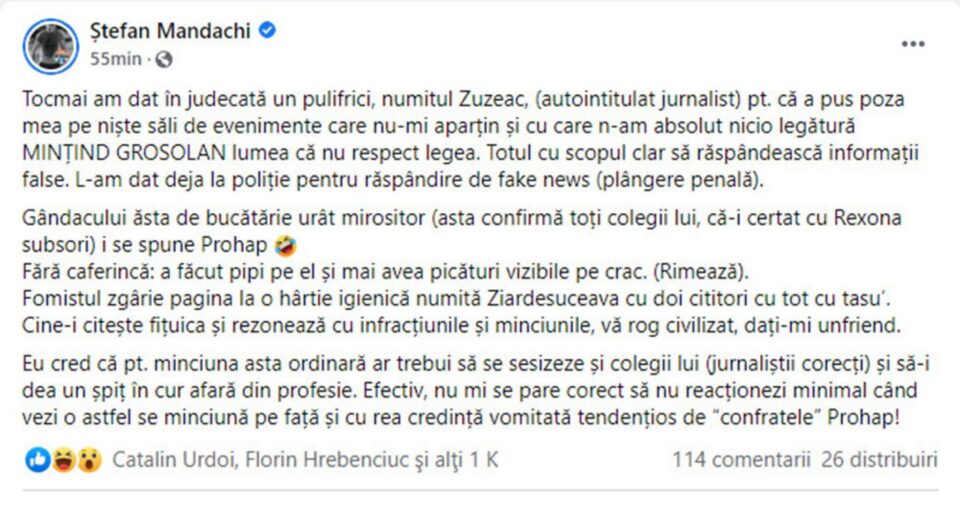 Postarea lui Mandachi