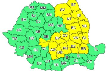 Avertizare meteo 8-9 octombrie