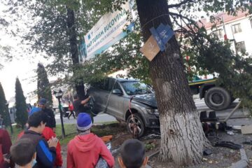 Accidentul a lăsat pagube importante în urmă