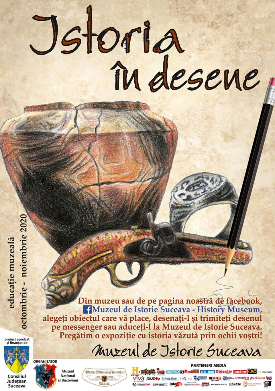 „Istoria în desene”, atelier de creativitate online