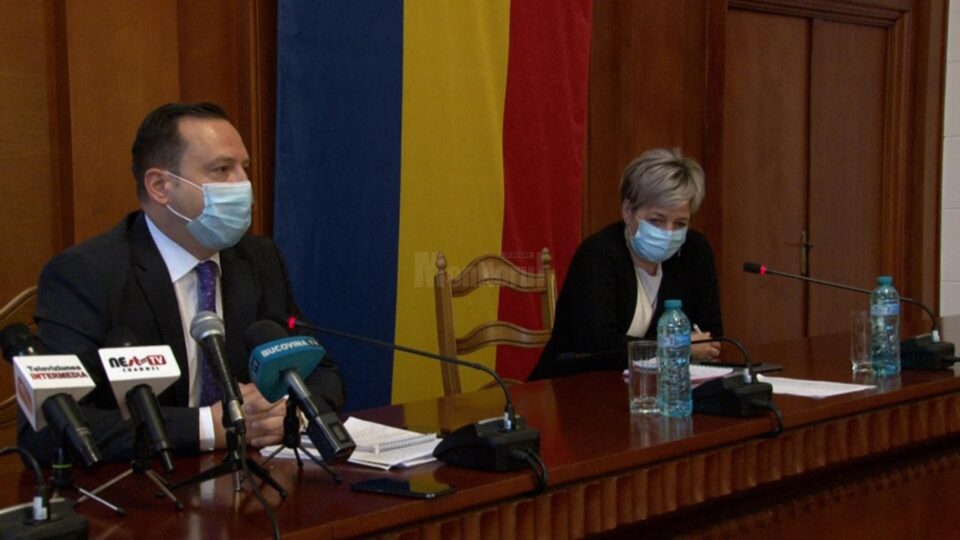 Prefectul Alexandru Moldovan și dr. Dana Costea