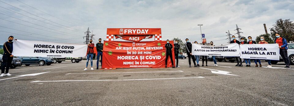 FRYDAY a inițiat ieri primul manifest din HORECA