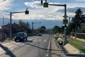 Intersecția spre aeroport a fost semaforizată