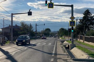 Intersecția spre aeroport a fost semaforizată