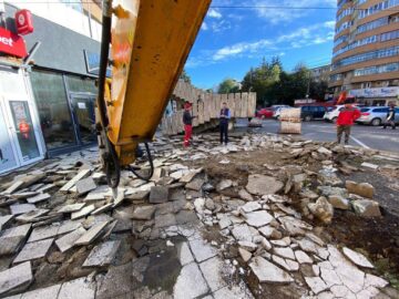 Lucrări de refacere a treptelor și aleilor aferente, în municipiul Suceava