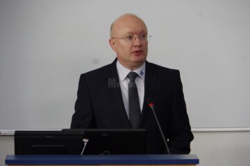 Profesorul univ. dr. Ștefan Purici, prorector al Universității ”Ștefan cel Mare” Suceava