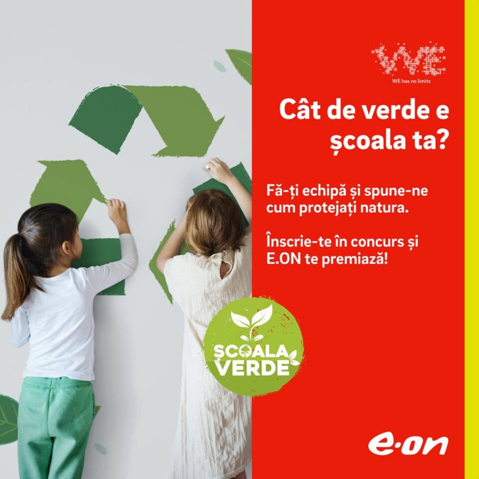 Școlile sucevene pot obține premii în valoare de 9.000 de euro, participând la concursul online „Școala Verde”