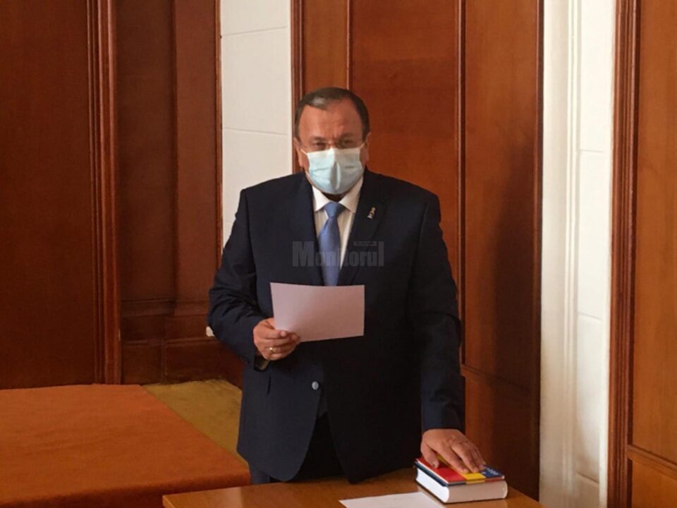 Gheorghe Flutur a depus jurământul pentru al treilea mandat de președinte al Consiliului Județean Suceava