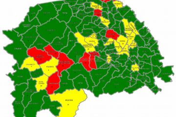 Distribuția cazurilor Covid în județul Suceava