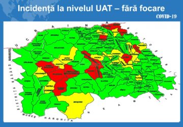 Incidența cazurilor de Covid fără focare