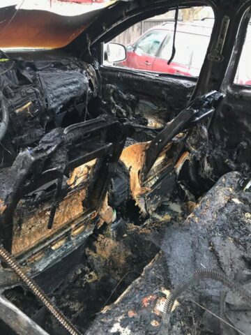 Taxiurile incendiate intenționat