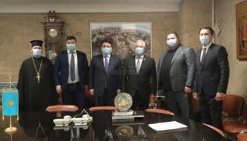 Ambasadorul Republicii Kazahstan a discutat cu primarul Sucevei despre o posibilă colaborare