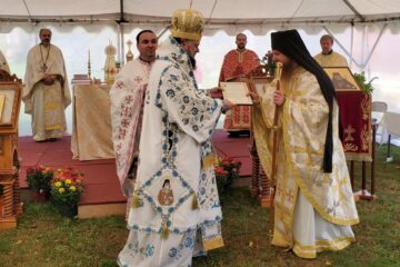 Protosinghelul Ieremia Berbec, de la Mănăstirea Putna, noul stareț al Mănăstirii Middletown FOTO Basilica ro