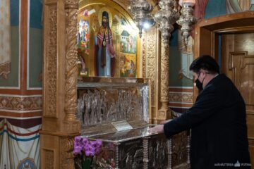 Ambasadorul Republicii Kazakhstan a vizitat biserici și mănăstiri din Arhiepiscopia Sucevei și Rădăuților Foto Mănăstirea Putna