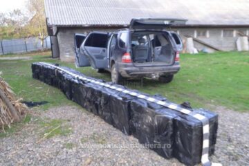 Polițiștii de frontieră suceveni au realizat o captură importantă de țigări de contrabandă