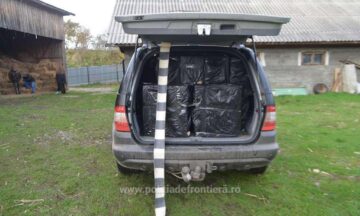 Trei tineri reținuți și țigări de aproape 40.000 de euro confiscate, la Vicovu de Sus