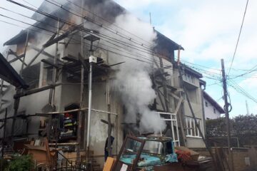 Incendiu izbucnit la demisolul unei case din cartierul Zamca