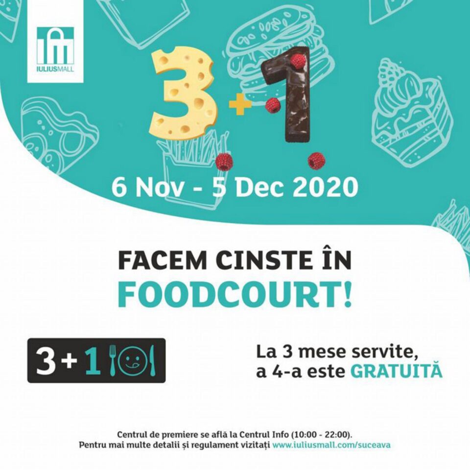 Surpriză gustoasă la Iulius Mall Suceava
