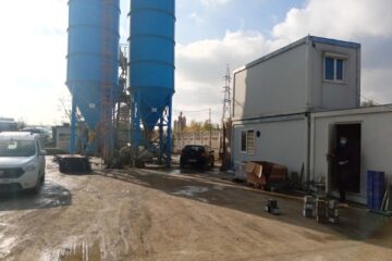 Administratorii stației de betoane și asfalt, amendați de Garda de Mediu