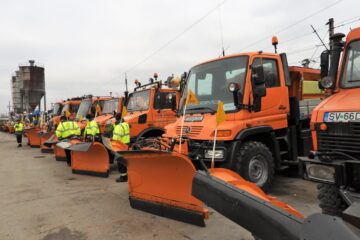 33 de utilaje și aproape 1500 de tone de antiderapant, pregătite pentru intervențiile de iarnă pe străzile Sucevei
