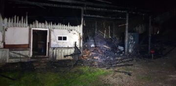 Un incendiu a distrus o gospodărie izolată din comuna Mălini