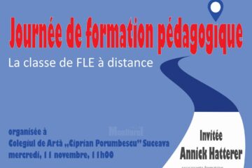 Seminar online pentru profesorii de limba franceză suceveni, organizat de Colegiul de Artă Suceava