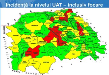 Harta incidenței cu focare