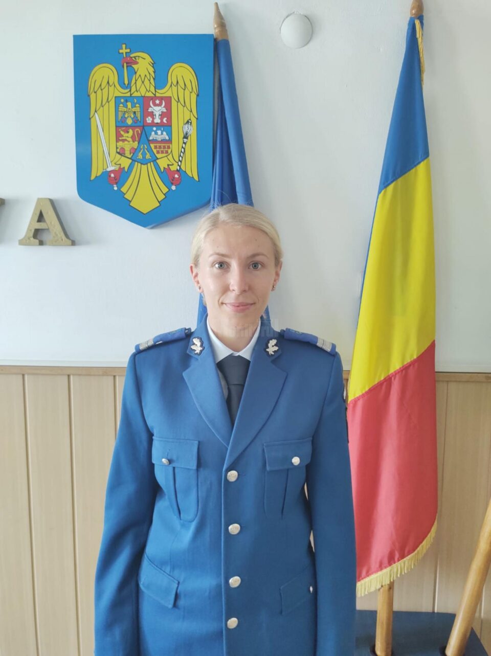 Sergent major Magdalena Hatnean, noul purtător de cuvânt al Jandarmeriei Suceava