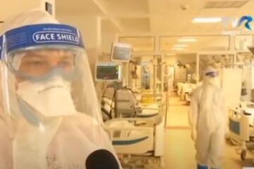 Patru zile consecutive fără paturi libere pentru pacienți Covid la secția de terapie intensivă Suceava Foto TVR