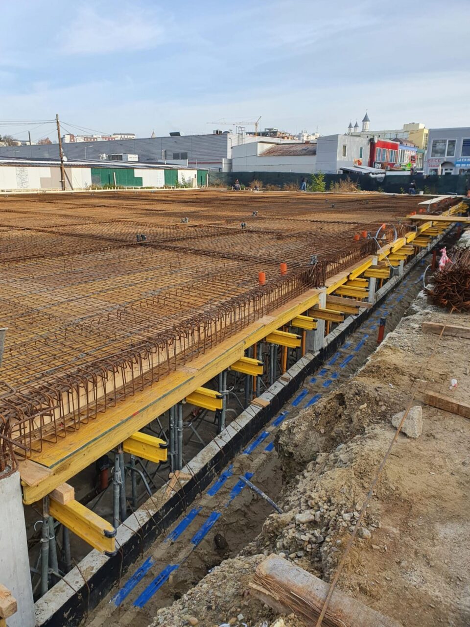 S-au finalizat lucrările de armare la parcarea subterană din cadrul Pieței George Enescu