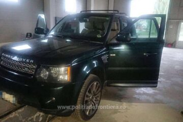 Autoturismul descoperit la Siret