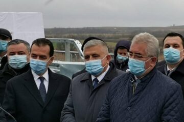 Ion Lungu, prezent la vizita în teren a premierului României, Ludovic Orban, la inaugurarea rutei ocolitoare a municipiului Rădăuți