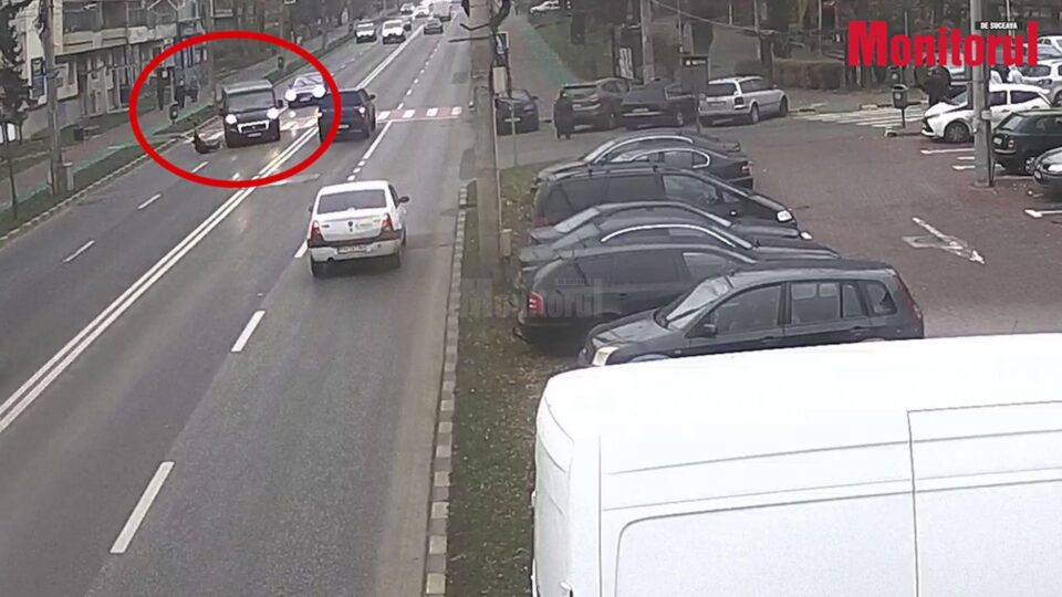 Femeie lovită în plin pe trecerea de pietoni