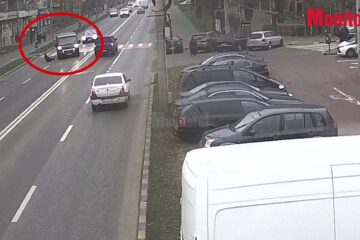 Femeie lovită în plin pe trecerea de pietoni