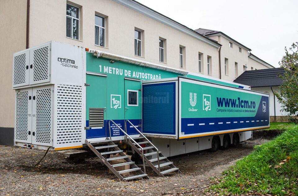 Unitatea mobilă de la Spitalul Suceava