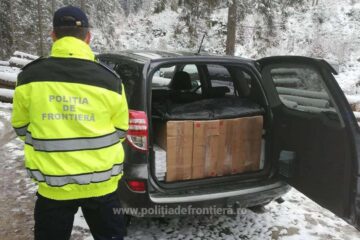Țigări din magazine duty free, confiscate în zona de frontieră