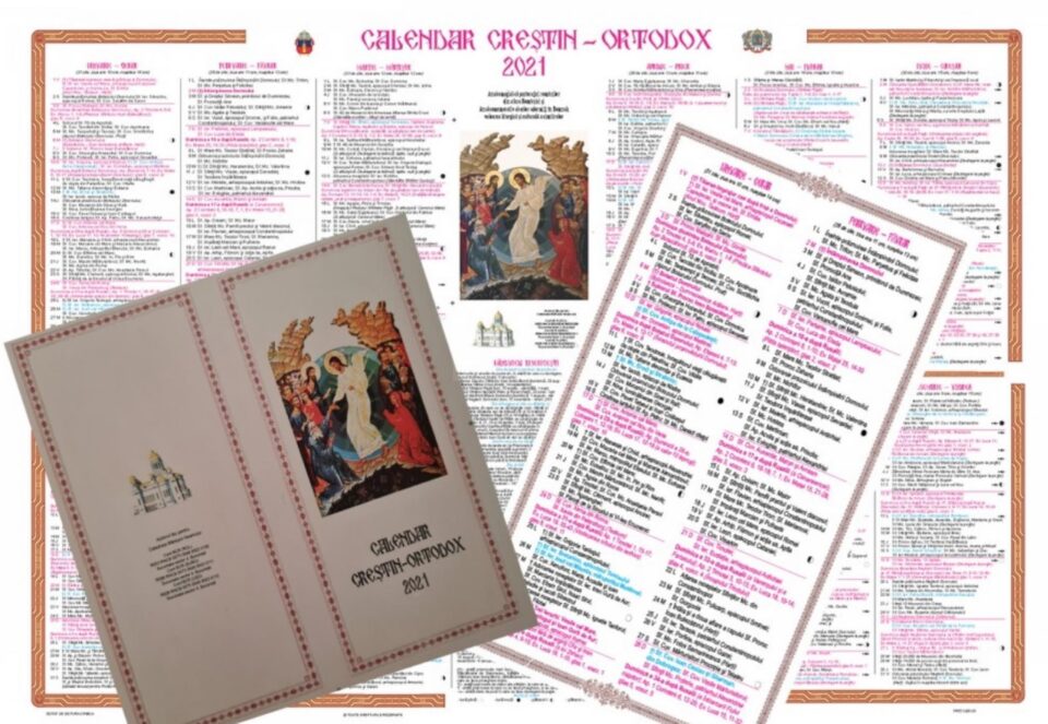 Calendarele ortodoxe autentice se găsesc numai în biserici, mănăstiri și magazinele bisericești, anunță Patriarhia Română