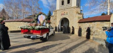 Racla cu moaștele Sfântului Ioan cel Nou de la Suceava a ajuns marți și la Mănăstirea Cămârzani