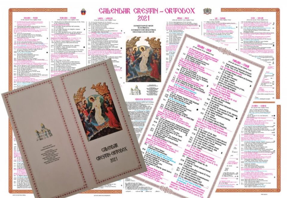 Calendarele ortodoxe autentice se găsesc numai în biserici, mănăstiri și magazinele bisericești, anunță Patriarhia Română