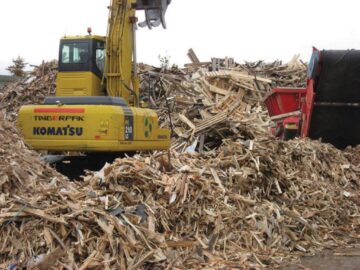 Lemn reciclat, colectat prin Timberpak