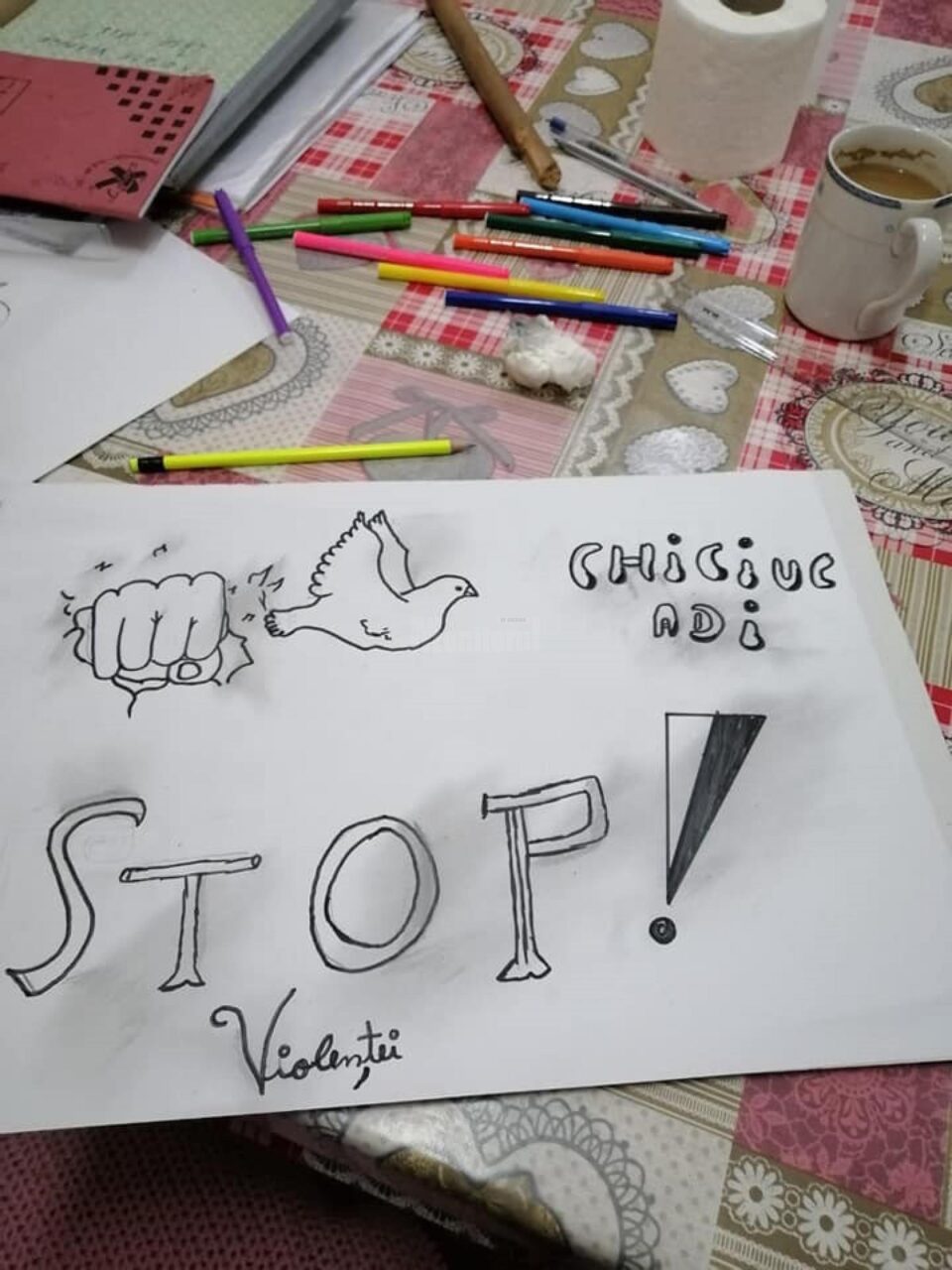 Concurs de desene și eseuri având ca temă prevenirea violenței și abuzurilor împotriva copiilor și tinerilor