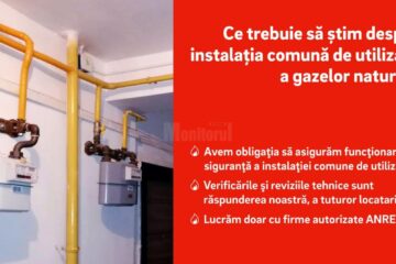Compania de distribuție a gazelor naturale le recomandă asociațiilor de proprietari să se ocupe de întreținerea instalațiilor comune de utilizare a gazului