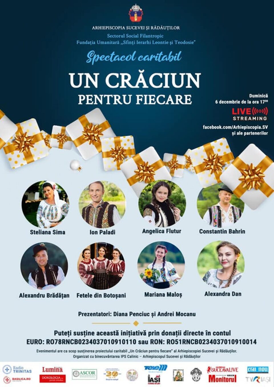 De Moș Nicolae, „Un Crăciun pentru fiecare”, concert caritabil online organizat de Arhiepiscopia Sucevei De Moș Nicolae, „Un Crăciun pentru fiecare”, concert caritabil online organizat de Arhiepiscopia Sucevei