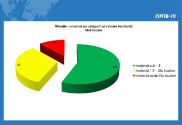 Situație numerică pe categorii și valoare incidență fără focare