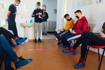 Fotbaliștii rădăuțeni au donat sânge și plasmă la Centrul Județean de Transfuzie