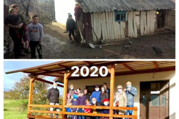 Casa construită de Clubul Rotary Suceava-Bucovina pentru o familie cu șase copii din Dolhasca