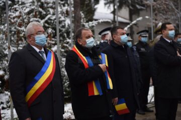 Depunerea coroanelor la manifestările restrânse de 1 Decembrie 2020