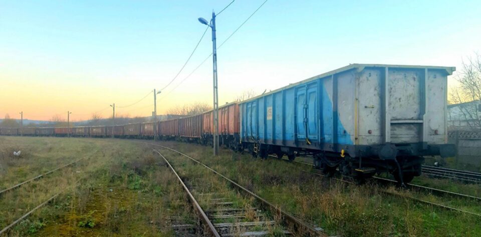 Convoi pe linia Fălticeni-Dolhasca. Sursa Mihai Tudosă